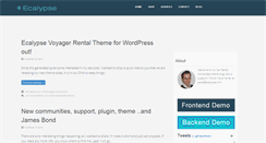 Desktop Screenshot of carrentalwordpresstheme.com